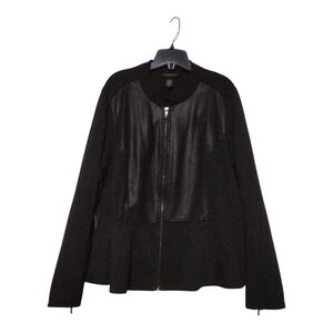 Lane Bryant Black Blazer with Fitted Silhouette
